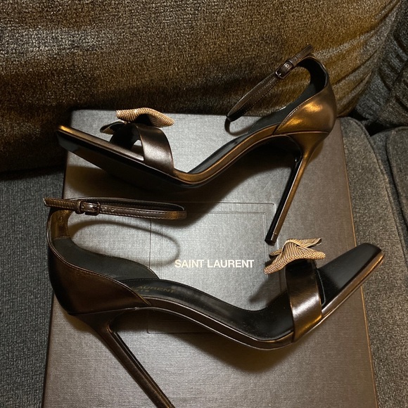 Saint Laurent Amber 105 Bow Heel size 39 - Picture 2 of 4